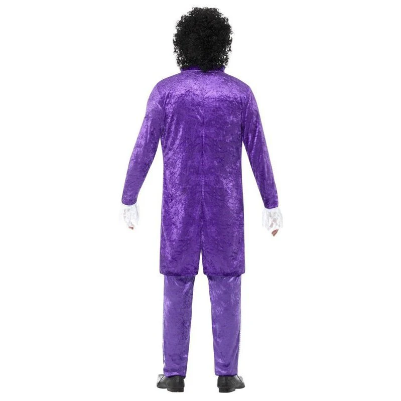 80s Purple Musician Costume - Image 3