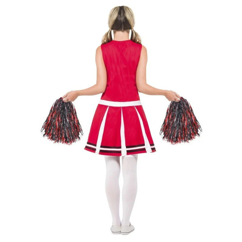 Cheerleader Costume, Red - Image 3