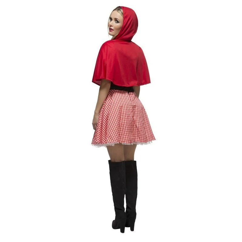 Fever Red Riding Hood Costume, Red - Image 3