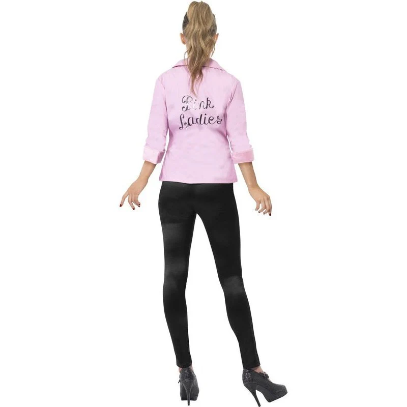 Grease Deluxe Pink Ladies Jacket - Image 3