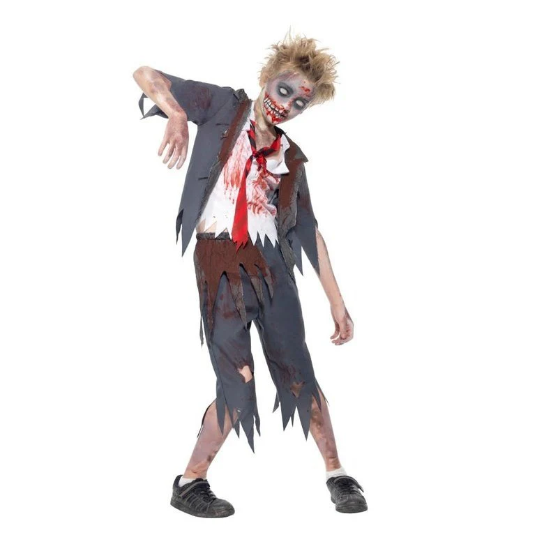 Zombie School Boy Costume - Image 4